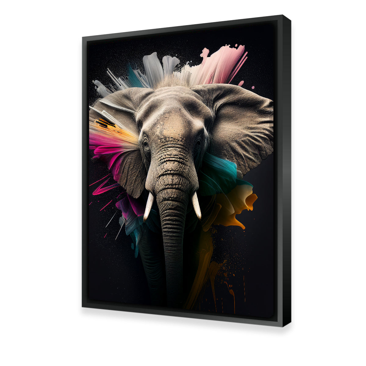 Stunning Elephant Portrait Wall Art by Jennifer Hotai