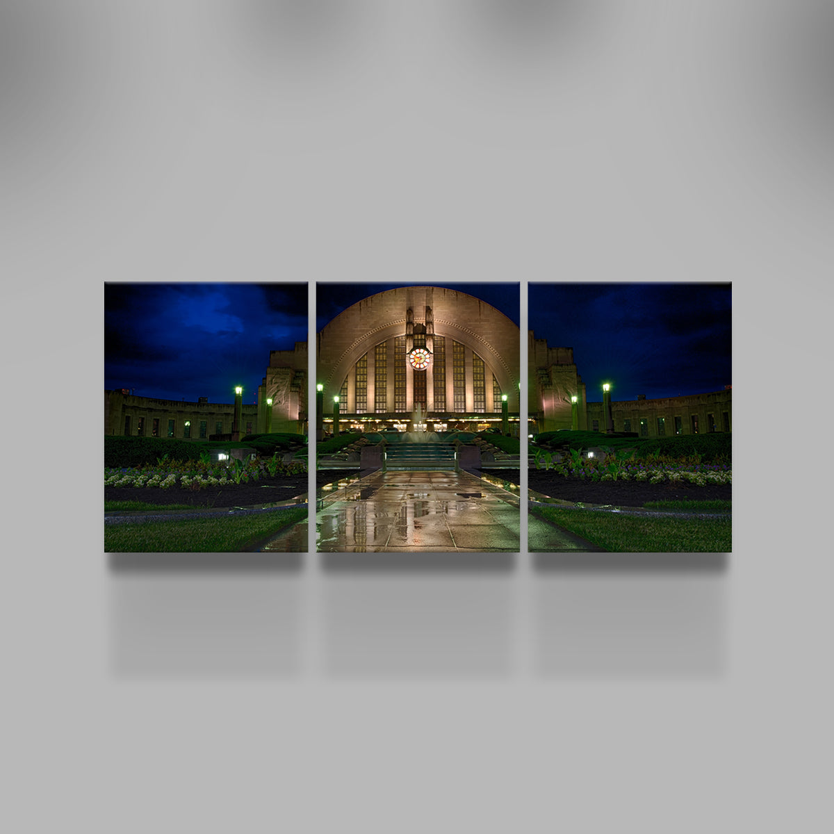 Stunning Cincinnati Union Terminal Reflection Wall Art for Home Decor