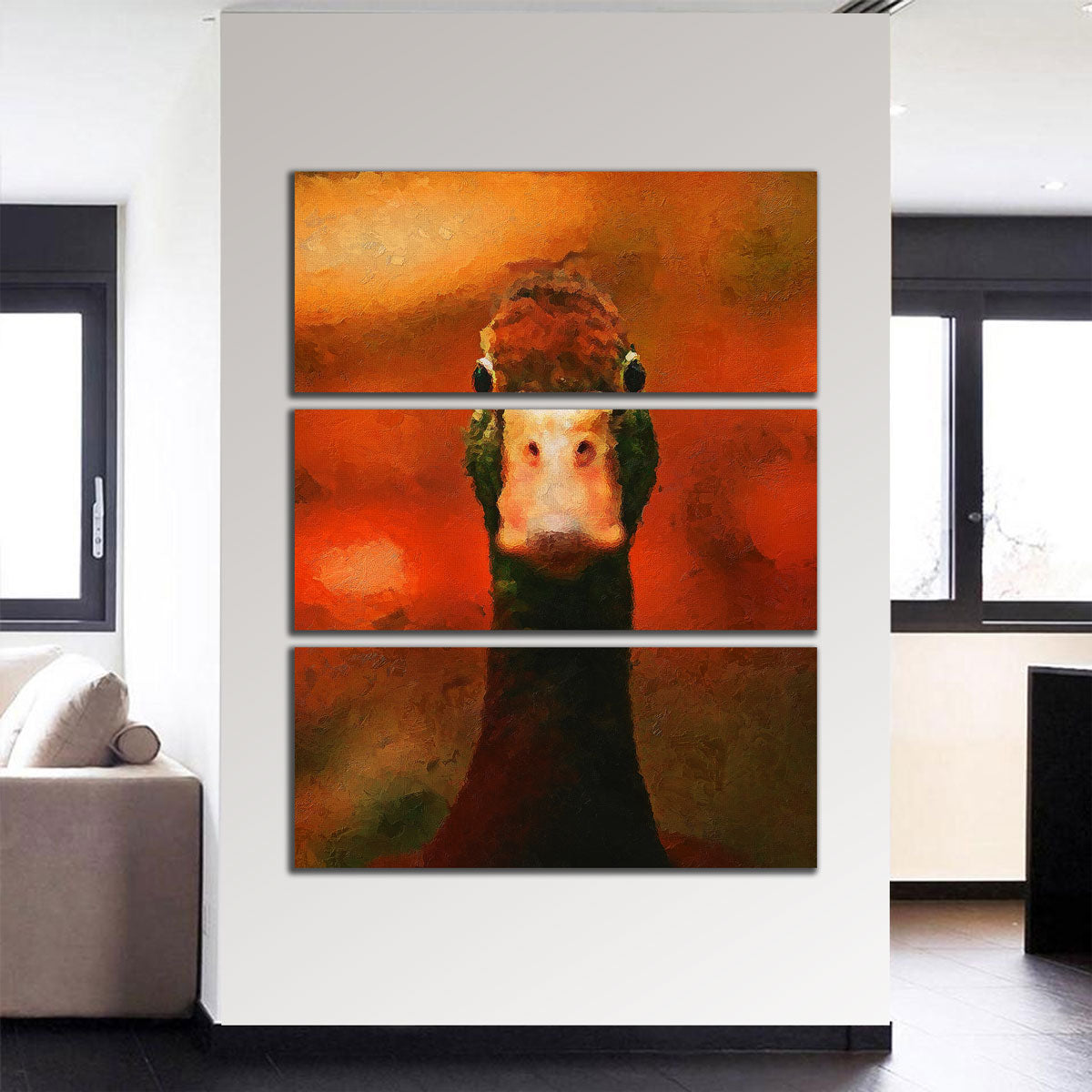 Stunning Duck Painting Wall Art by Gab Fernando