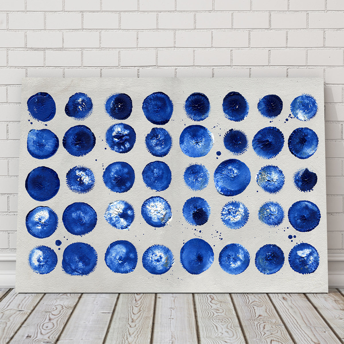 Stunning Blue Circles Wall Art by Evgeny Vetrov