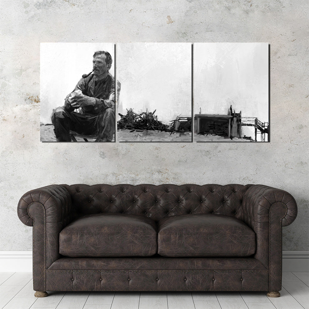 Daniel Plainview - There Will Be Blood Stunning Wall Art by Andy Brackpool