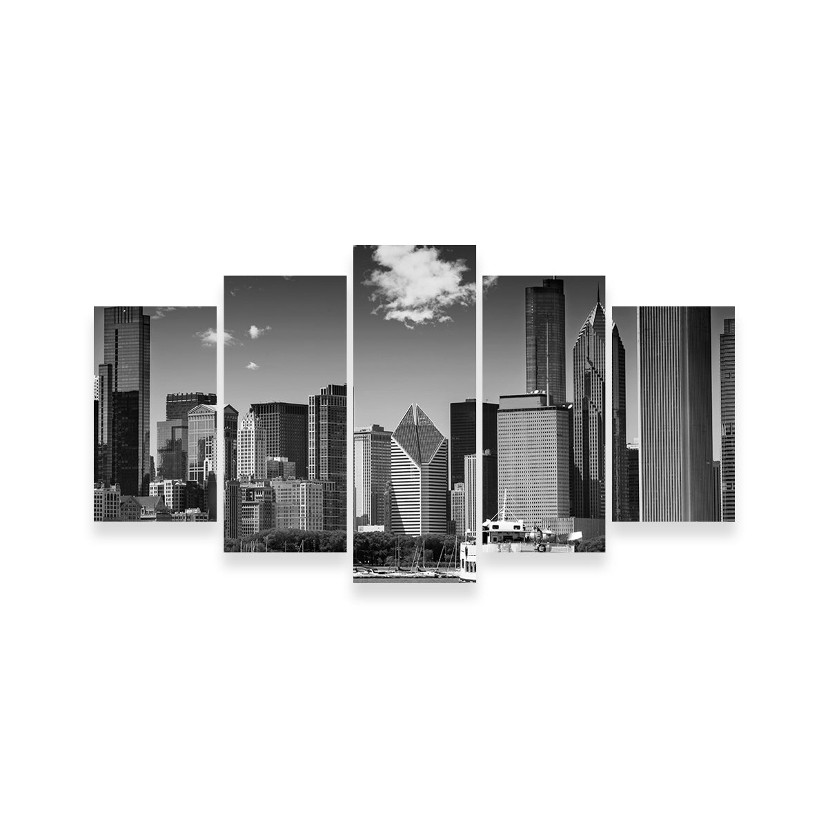 Stunning Chicago Skyline Wall Art by Melanie Viola