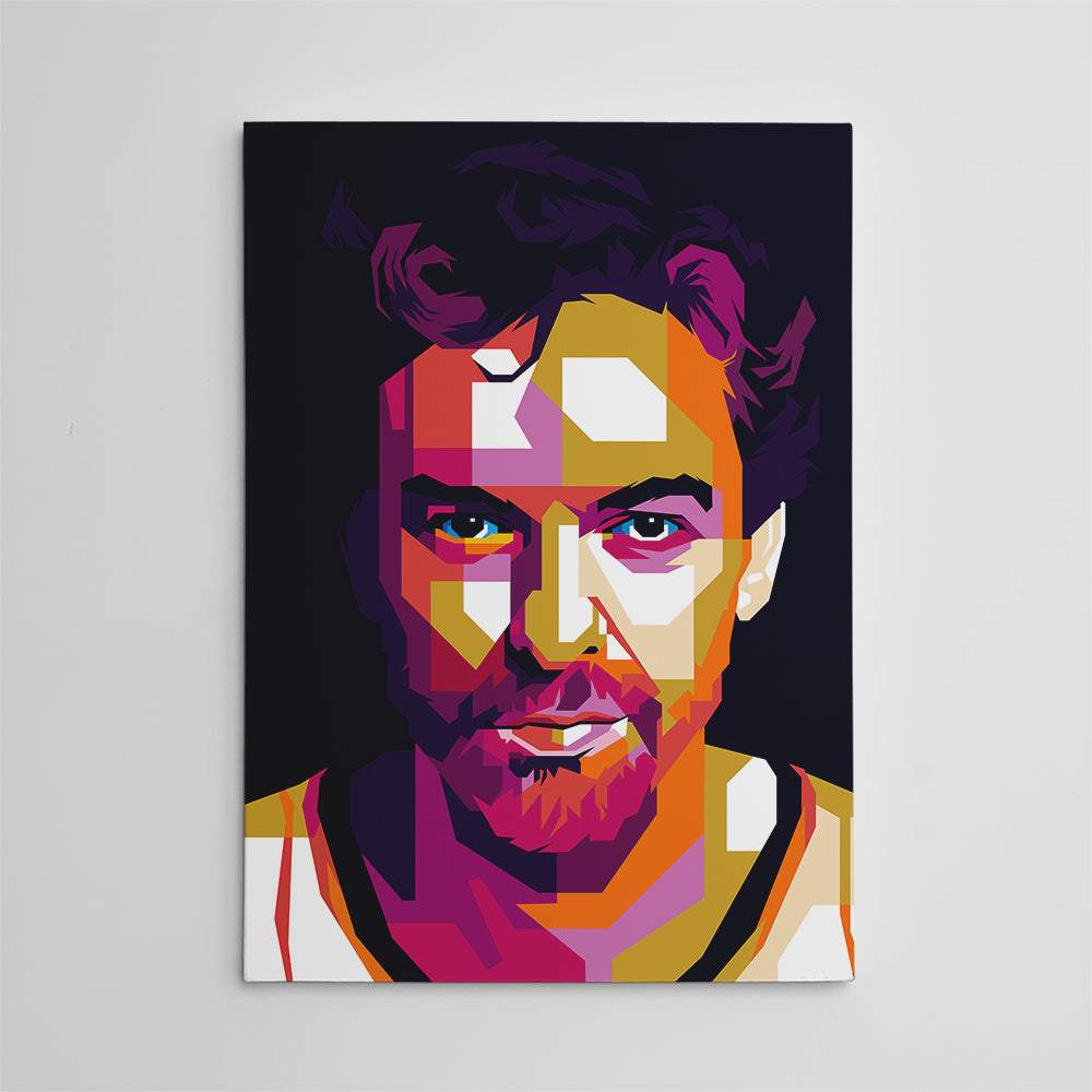 Stunning Pau Gasol Wall Art by Tovu Yovi