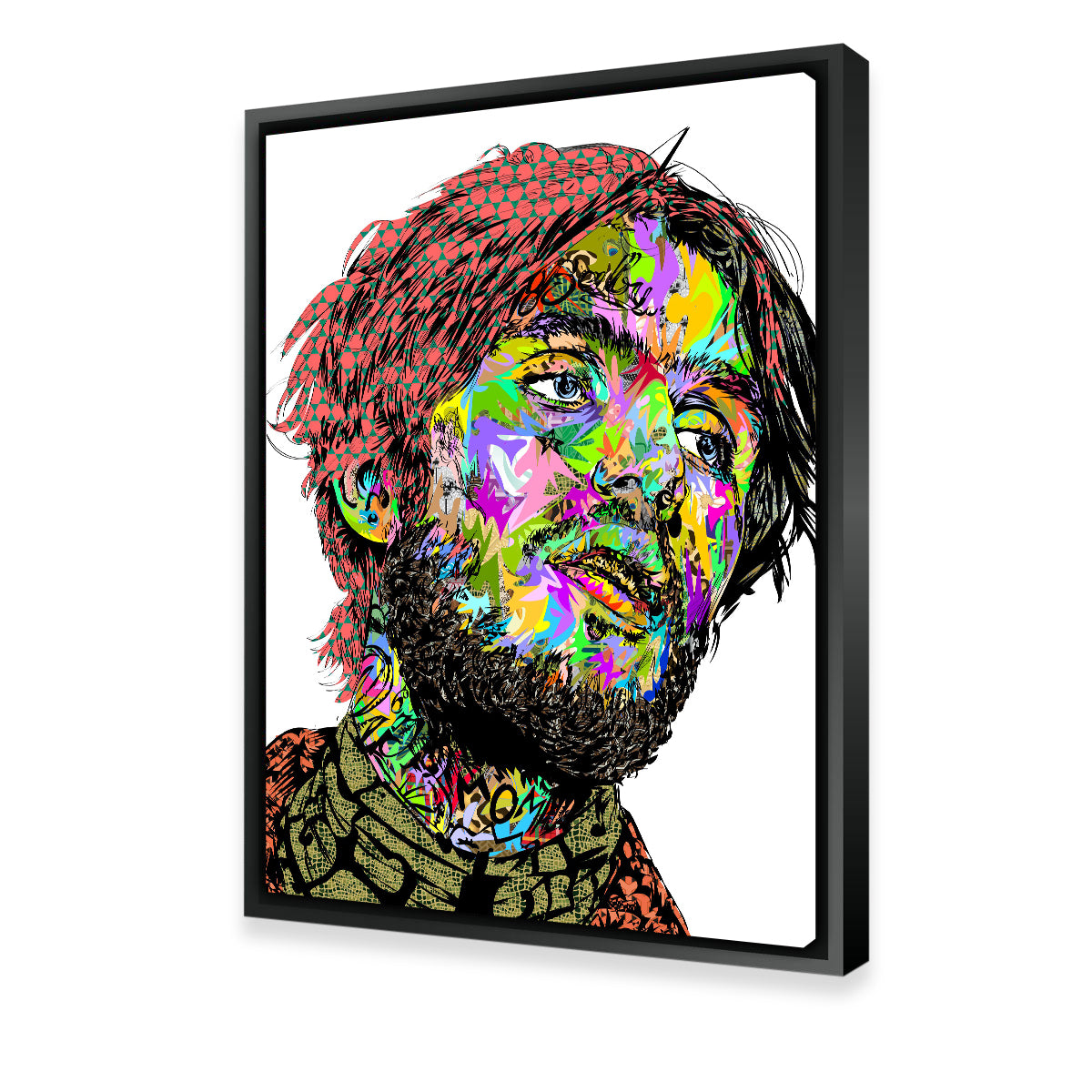 Eye - catching Lil Peep Color Wall Art for Stunning Decor