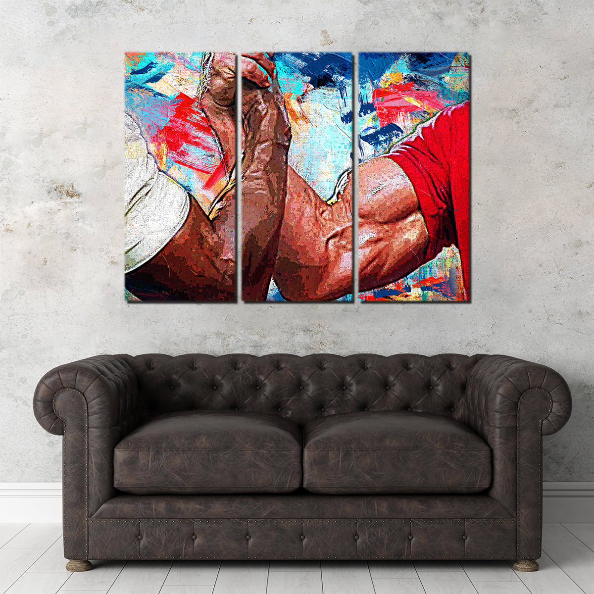 Stunning Dutch & Dillon Handshake Wall Art for Home Decor