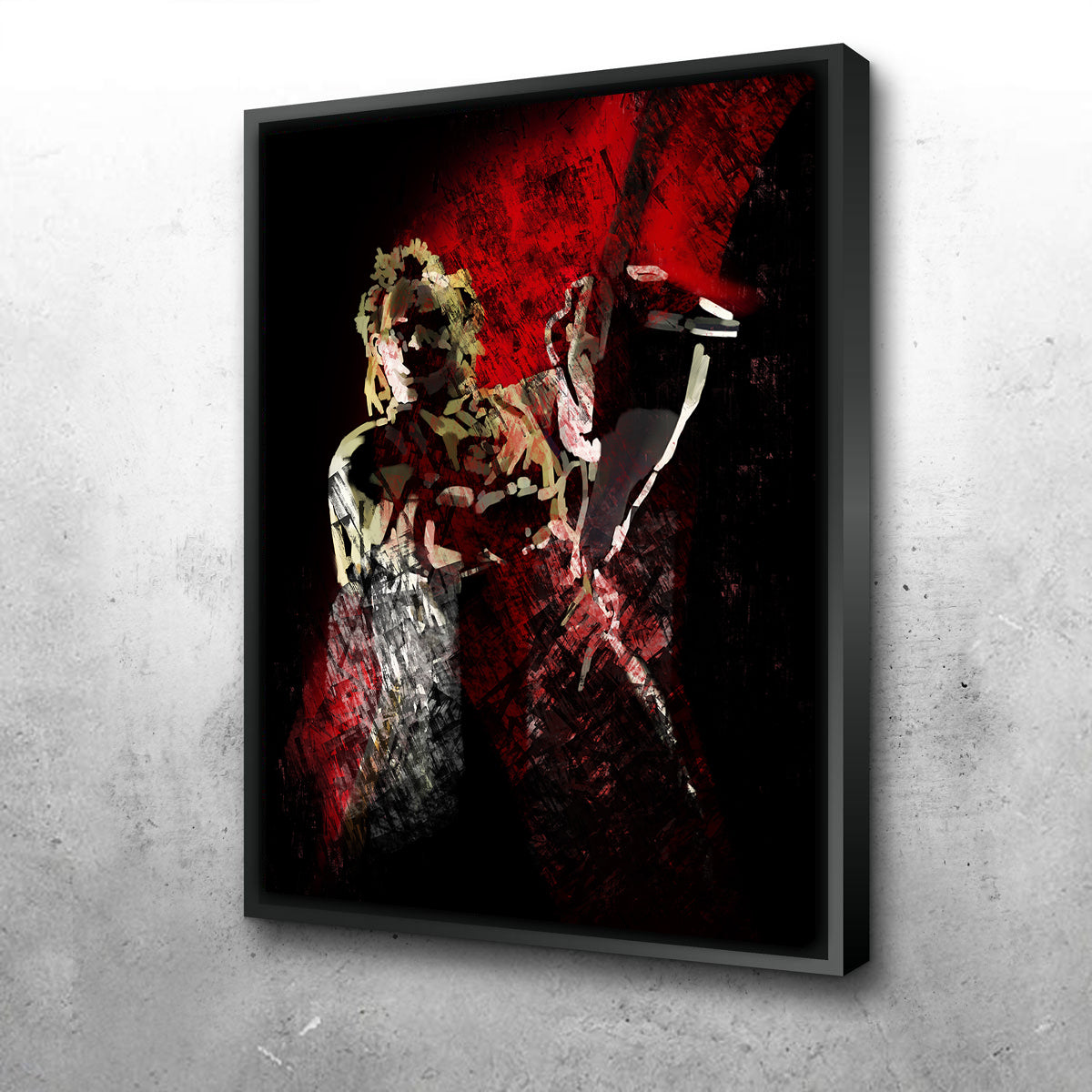 Exquisite Painted Leatherface Wall Art by Andy Brackpool