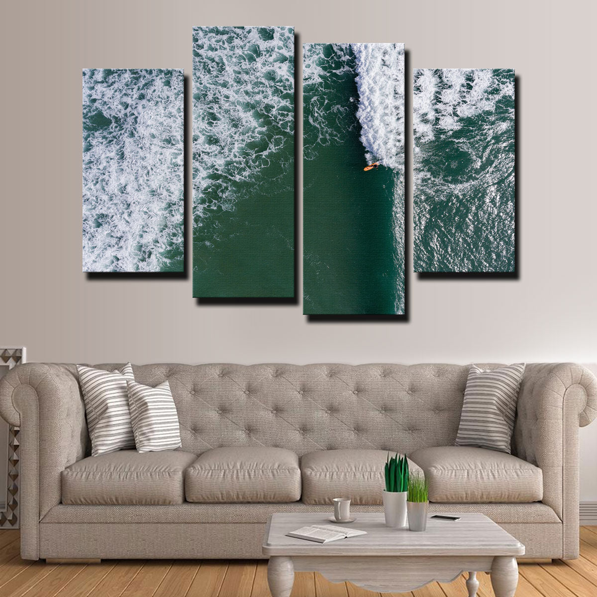 Ride The Wave Wall Art - Stunning Sustainable Canvas Print