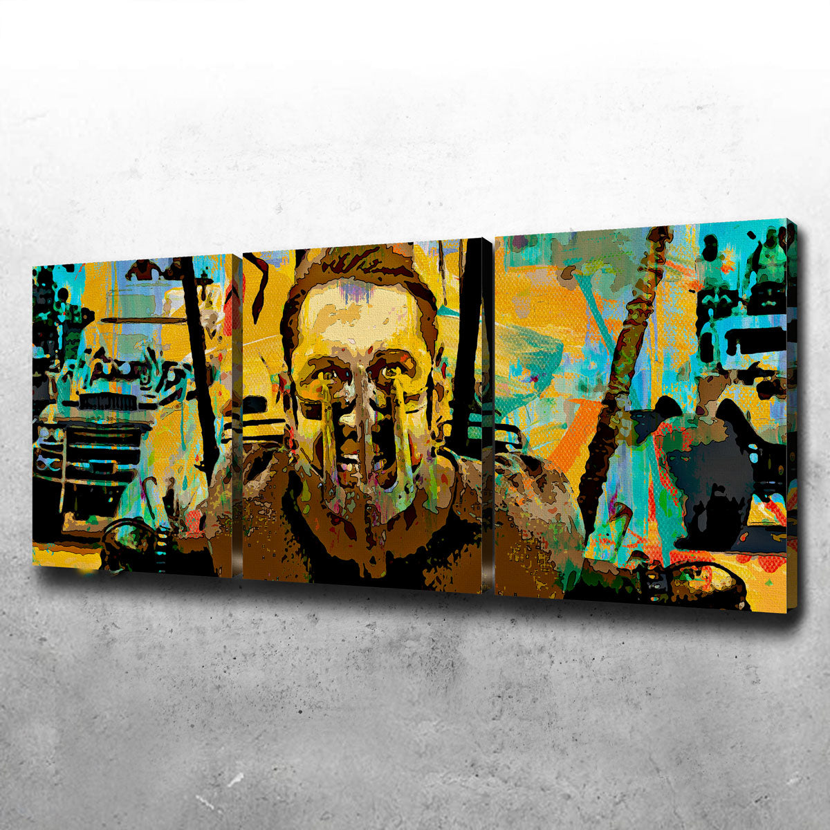 Stunning Abstract Fury Road Wall Art for Modern Decor