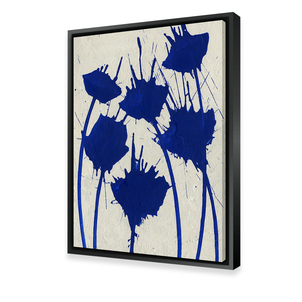 Stunning Blue Flowers Wall Art by Evgeny Vetrov