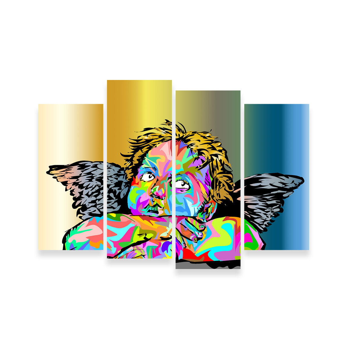 Exquisite Cherub Wall Art - Handmade with Sustainable Materials