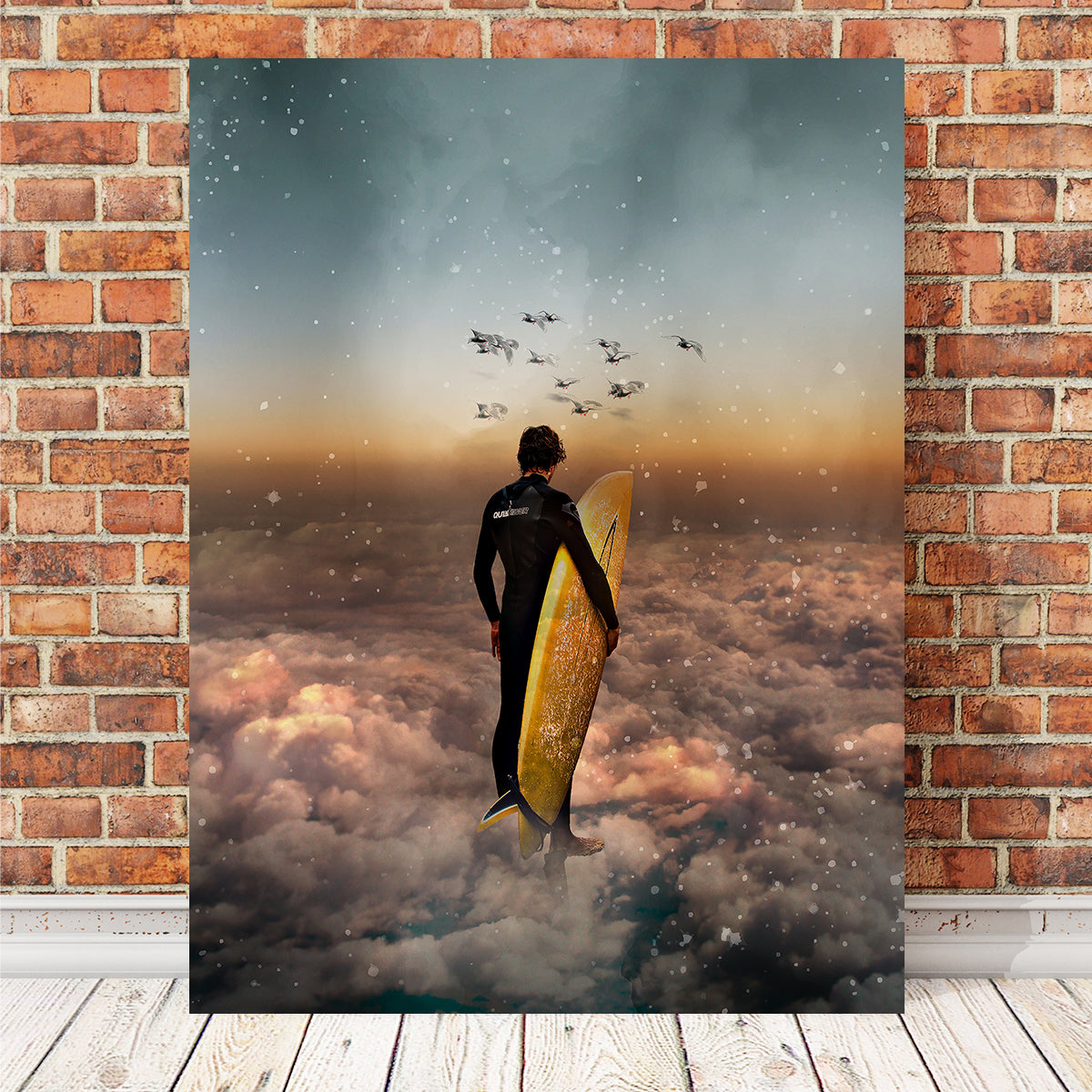 Stunning Cloud Surf Canvas Art for Your Wall - Ideal Wall Decor