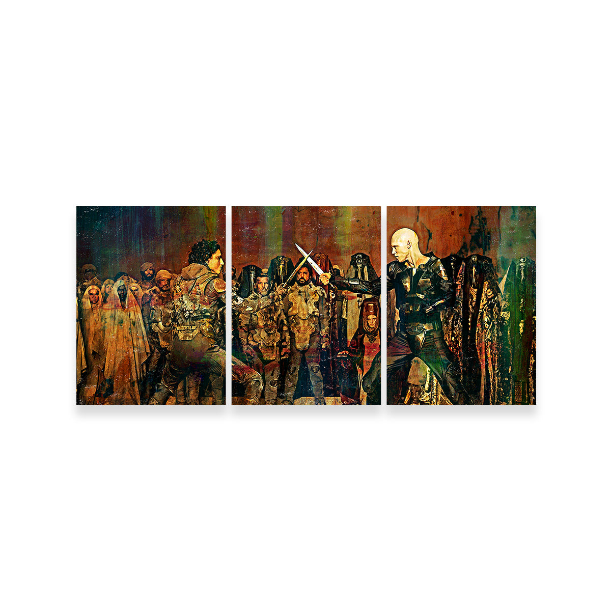 Exclusive Paul Vs. Feyd Rautha Wall Art - Premium Decor for Your Space