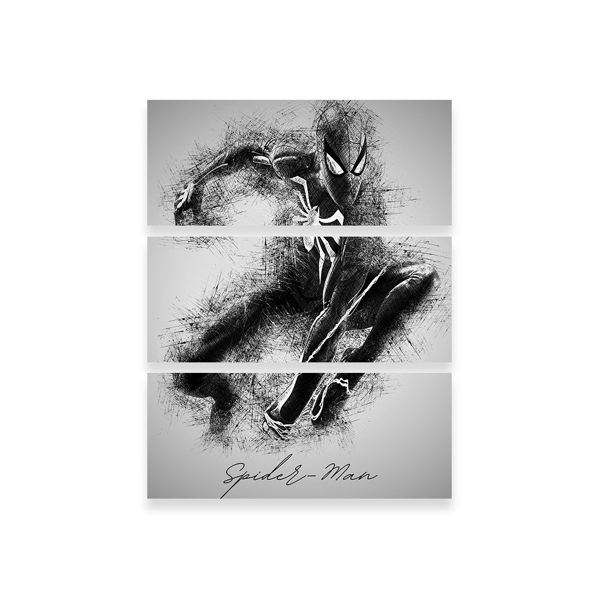Stunning Spider - Man Sketch Wall Art for Your Home Decor