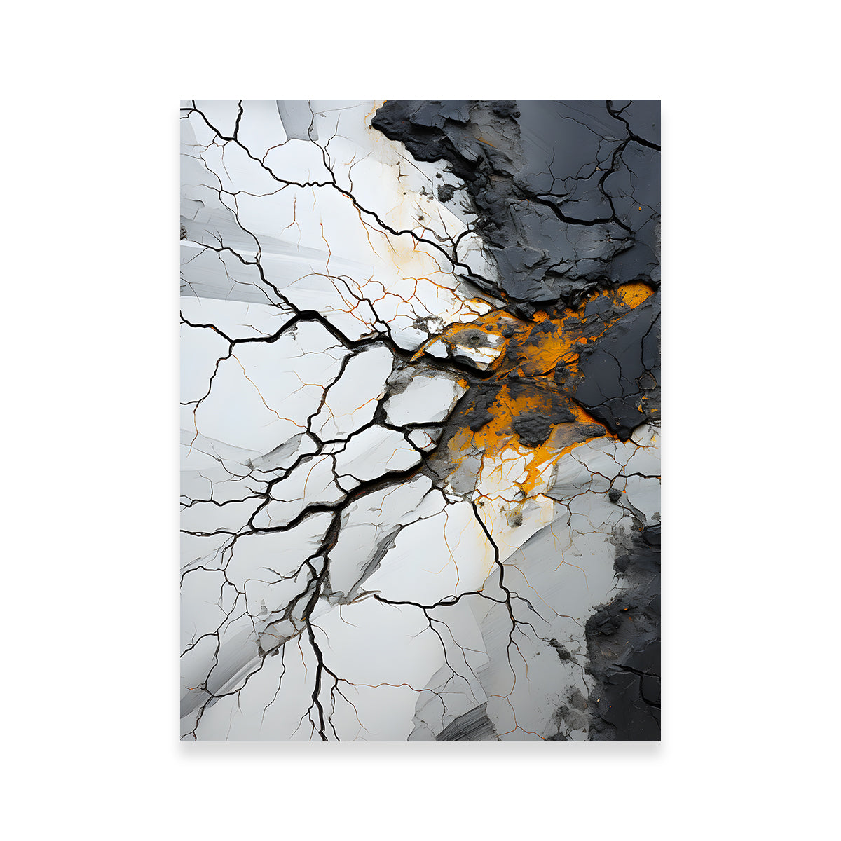 Stunning Abstract - Black Gold Shapes 15 Wall Art for Modern Interiors