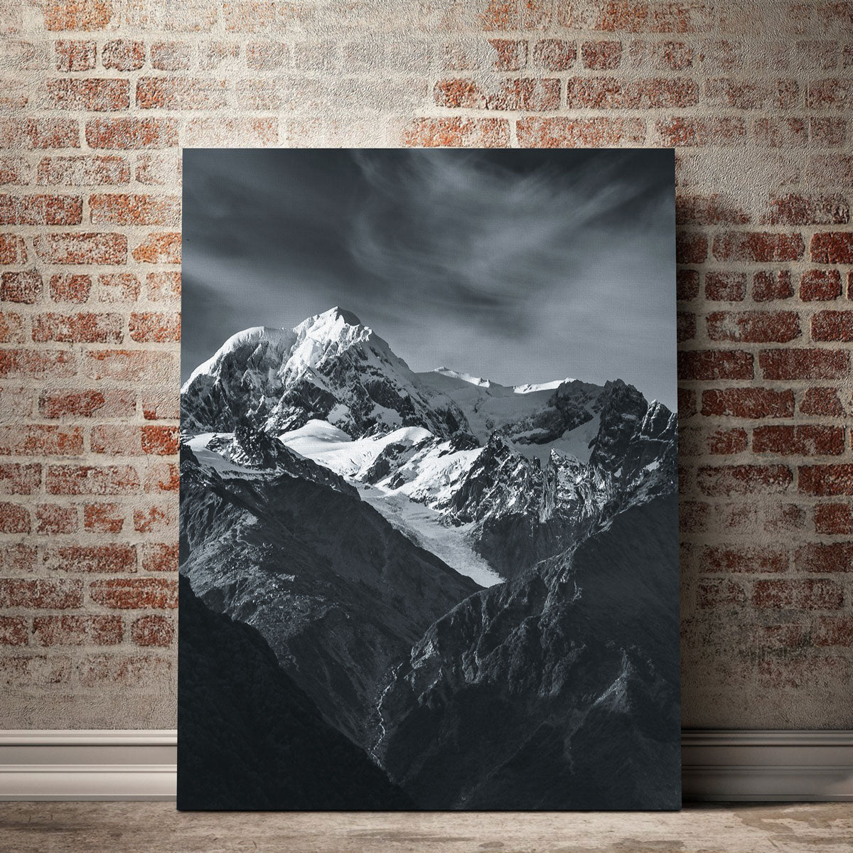 Stunning Fox Glacier Wall Art by Mike Cotton