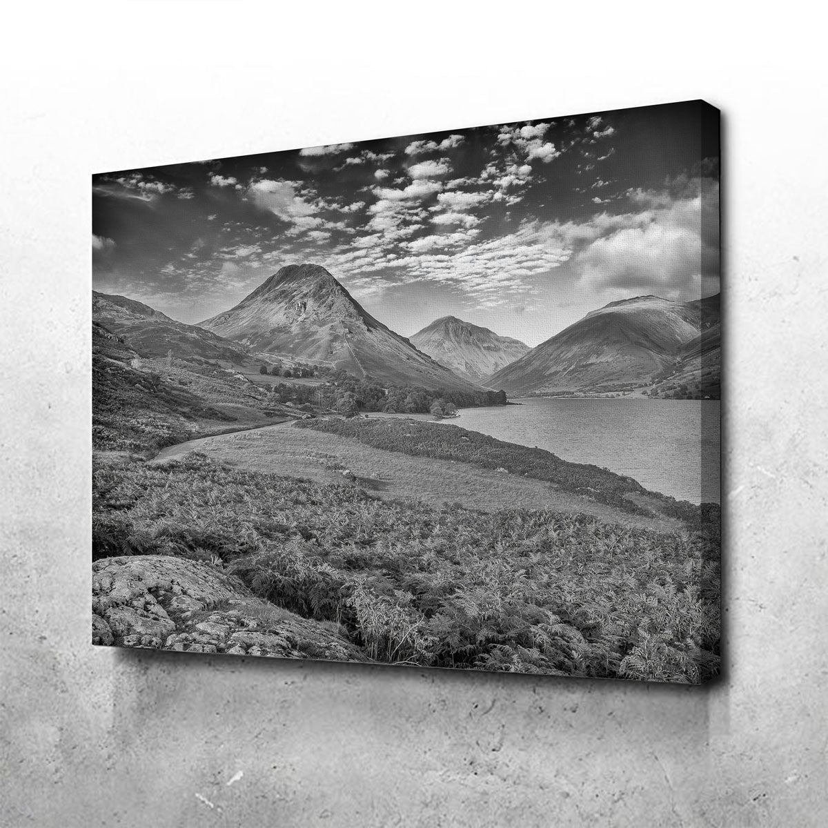 Stunning Grey Peaks Wall Art by Mike Cotton