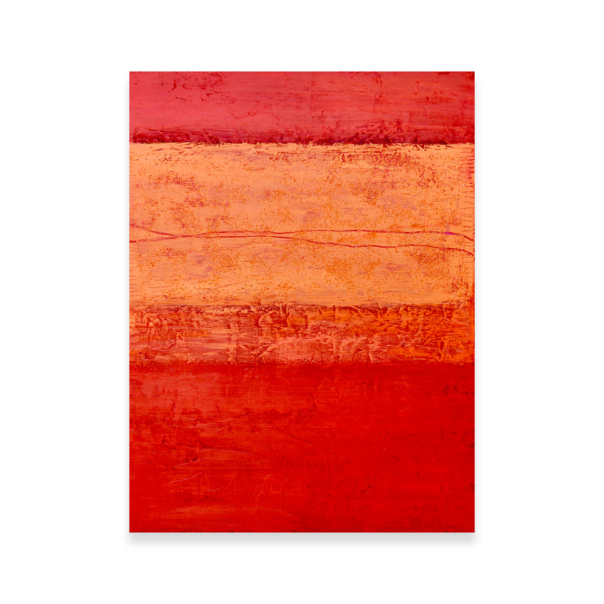 Stunning Orange Cloud Descending Wall Art by Peggy Hinaekian