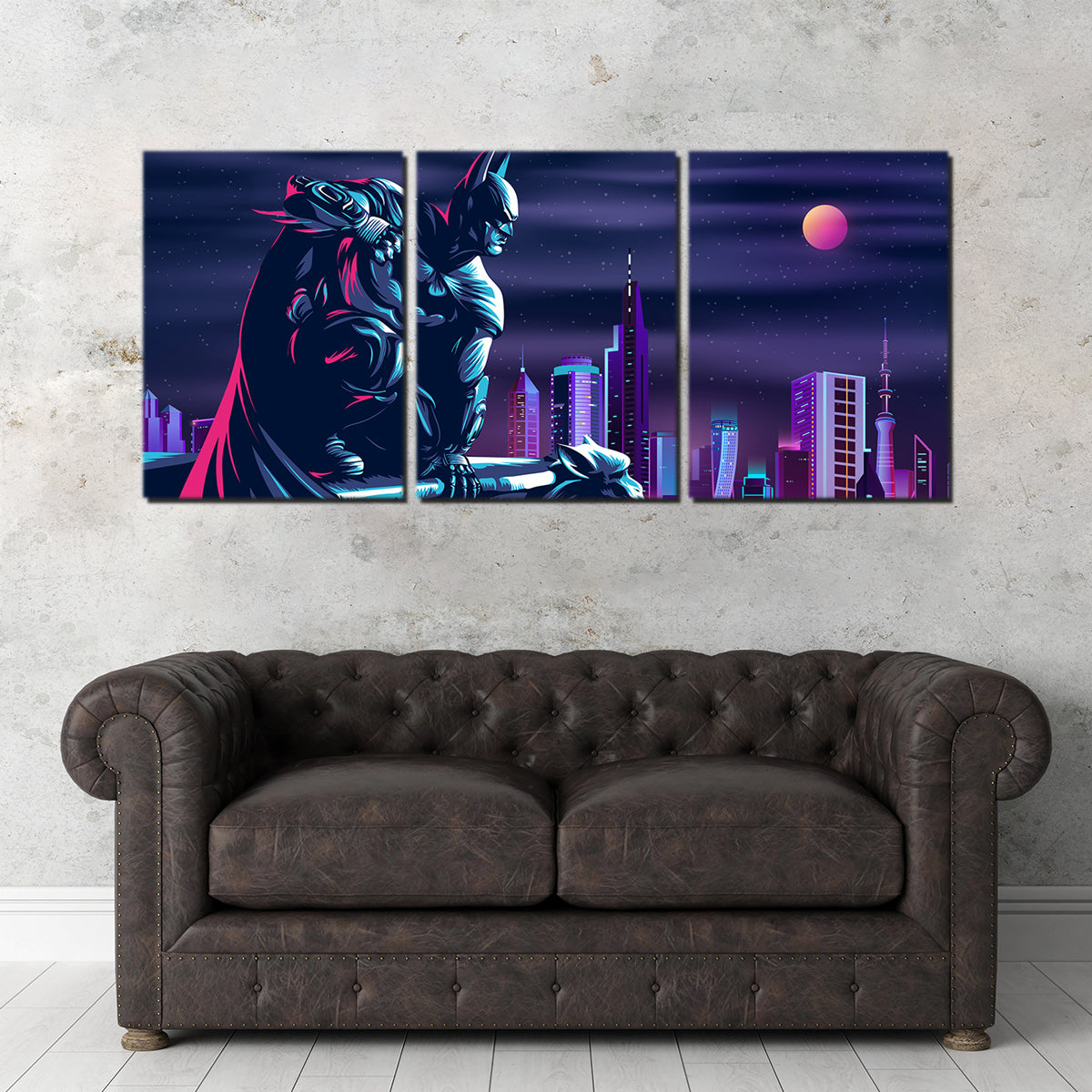 The Fearless Batman Wall Art - Premium Museum Quality Canvas Print