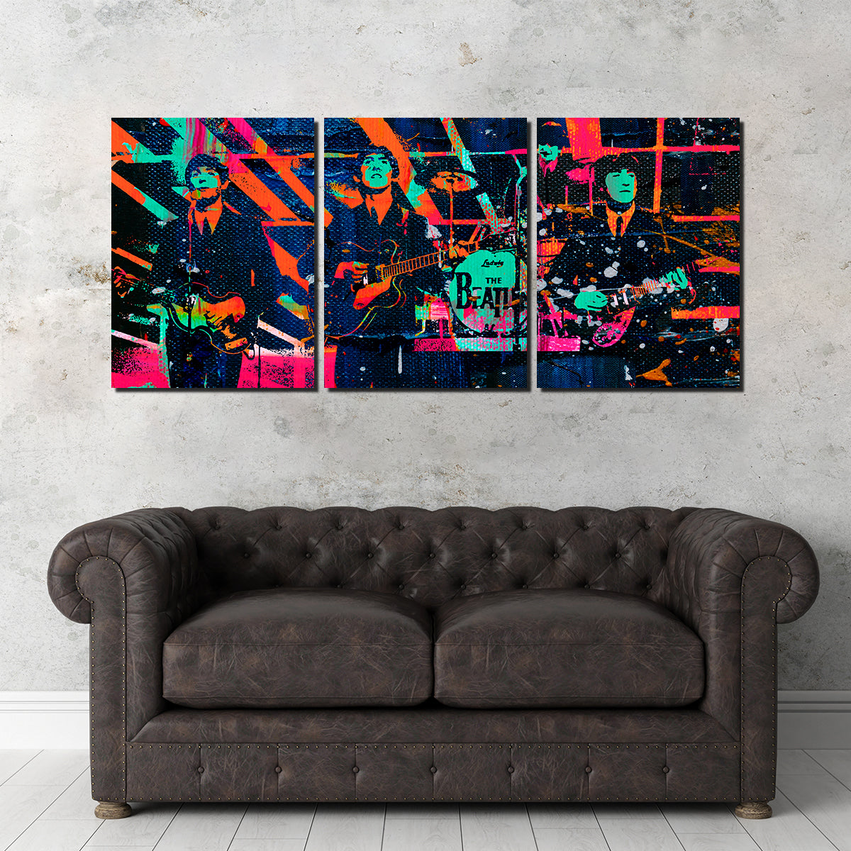 The Beatles - Iconic Ed Sullivan Wall Art by Stephen Chambers