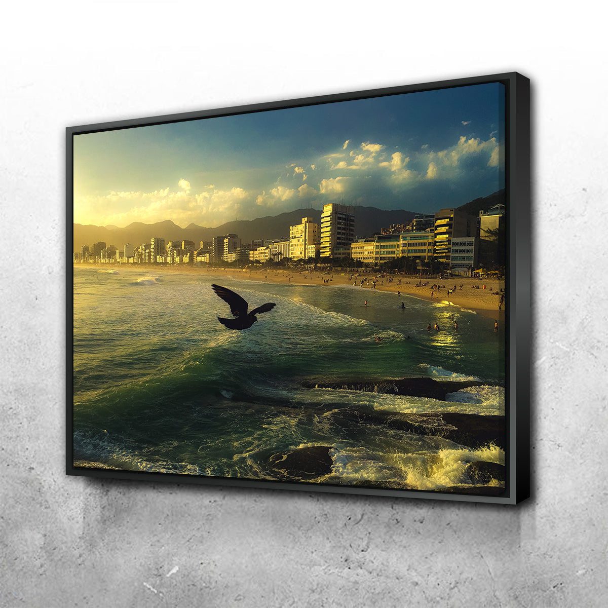 Exquisite Ipanema Rio Wall Art by Charity Dos Santos