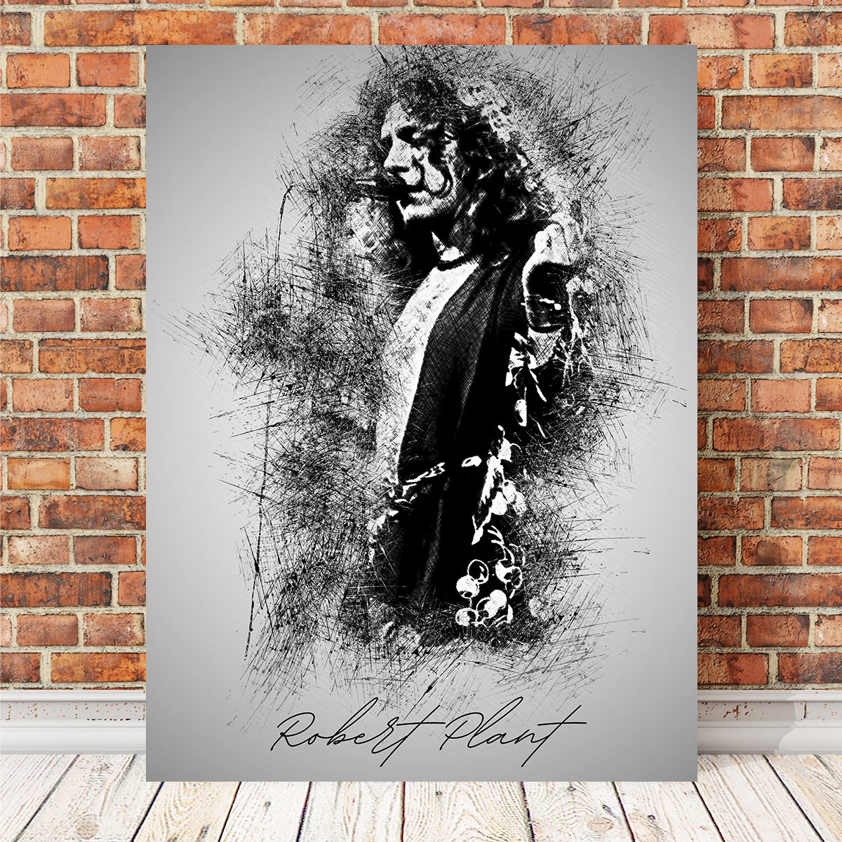 Stunning Robert Plant Wall Art by Albi Art