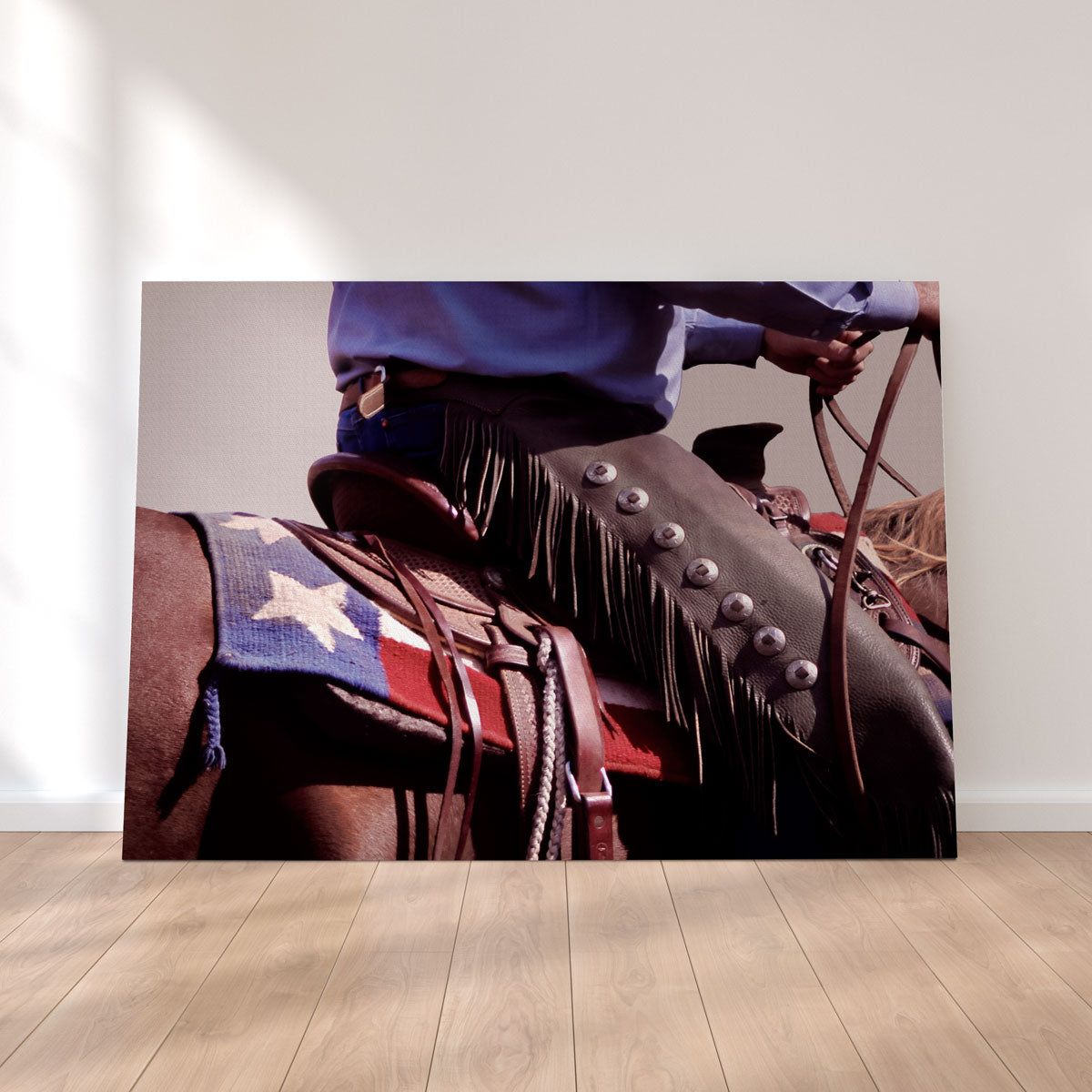 Authentic Texas Cowboy Wall Art for Rustic Decor