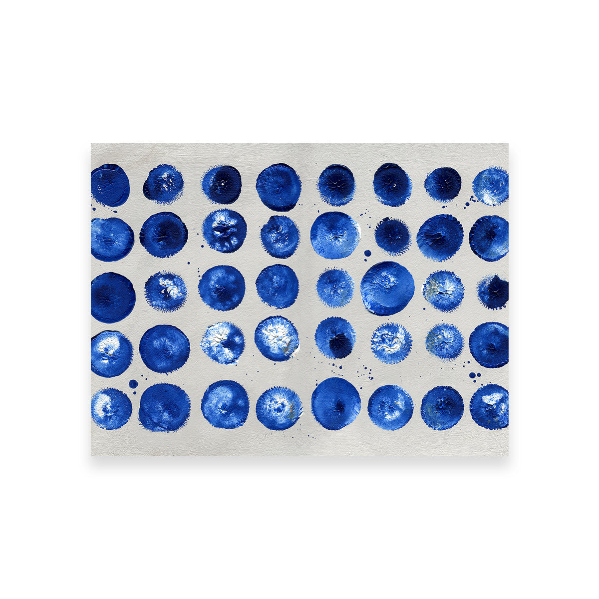 Stunning Blue Circles Wall Art by Evgeny Vetrov