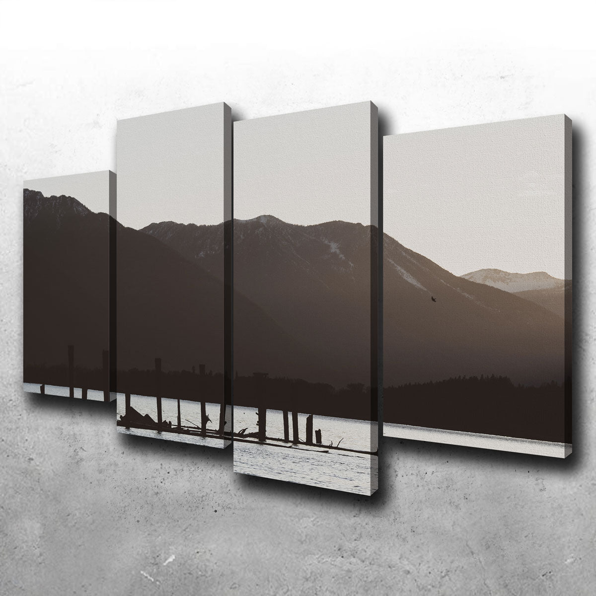 Exquisite Remnants of a Dock Wall Art by Mike Cotton