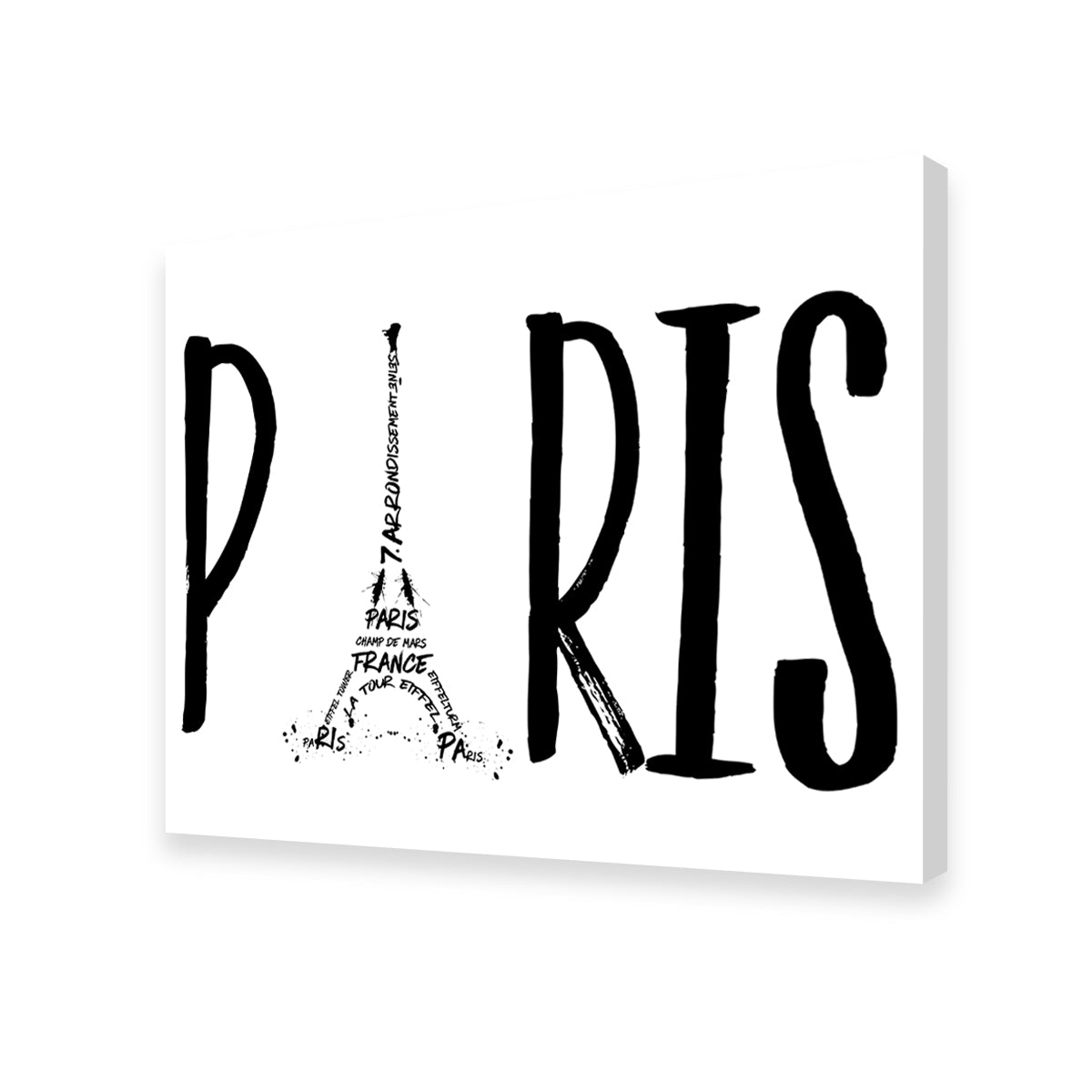 PARIS Typography Wall Art - Stunning Canvas Prints for Home Decor