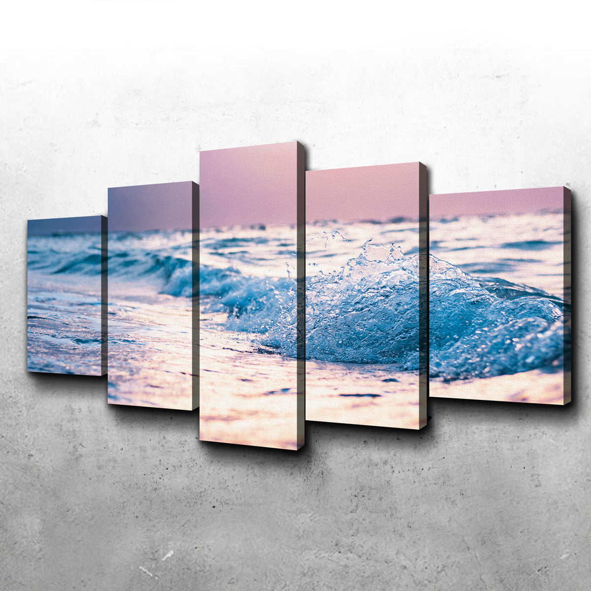 Stunning Pastel Waves Wall Art by Lucas Moore