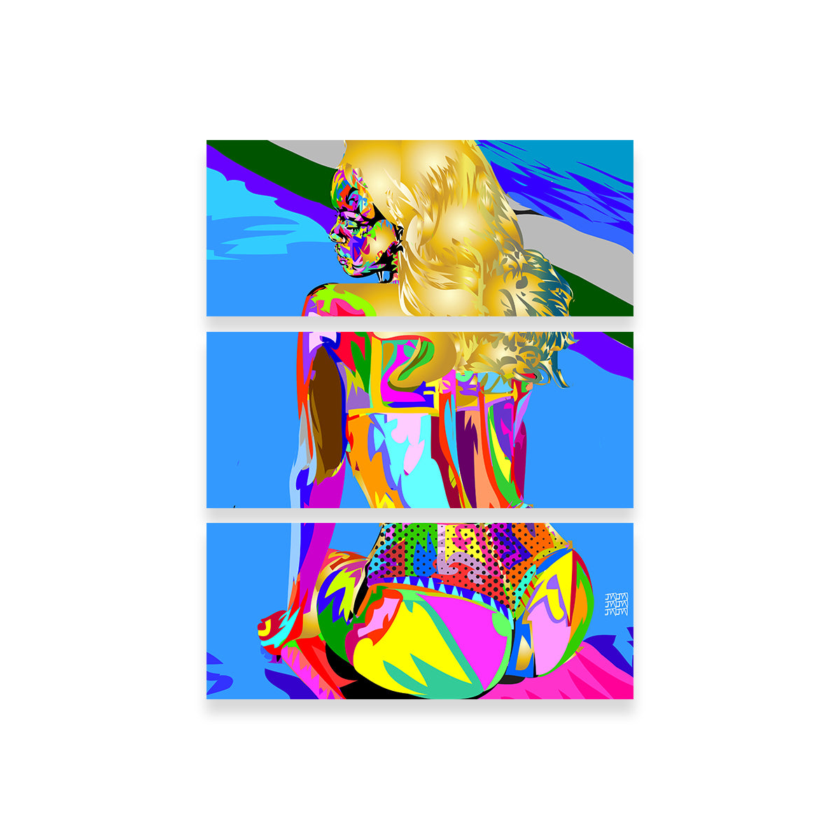 Rihanna-inspired Techno Drome Wall Art for Stunning Interior Decor
