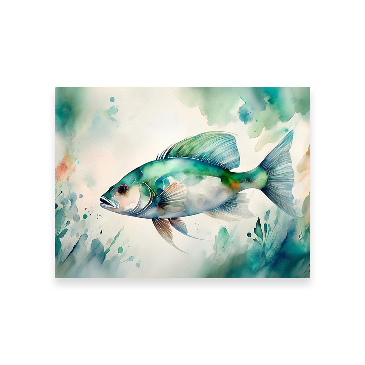 Exquisite Salt Water Fish Painting Wall Art for Stunning Home Decor