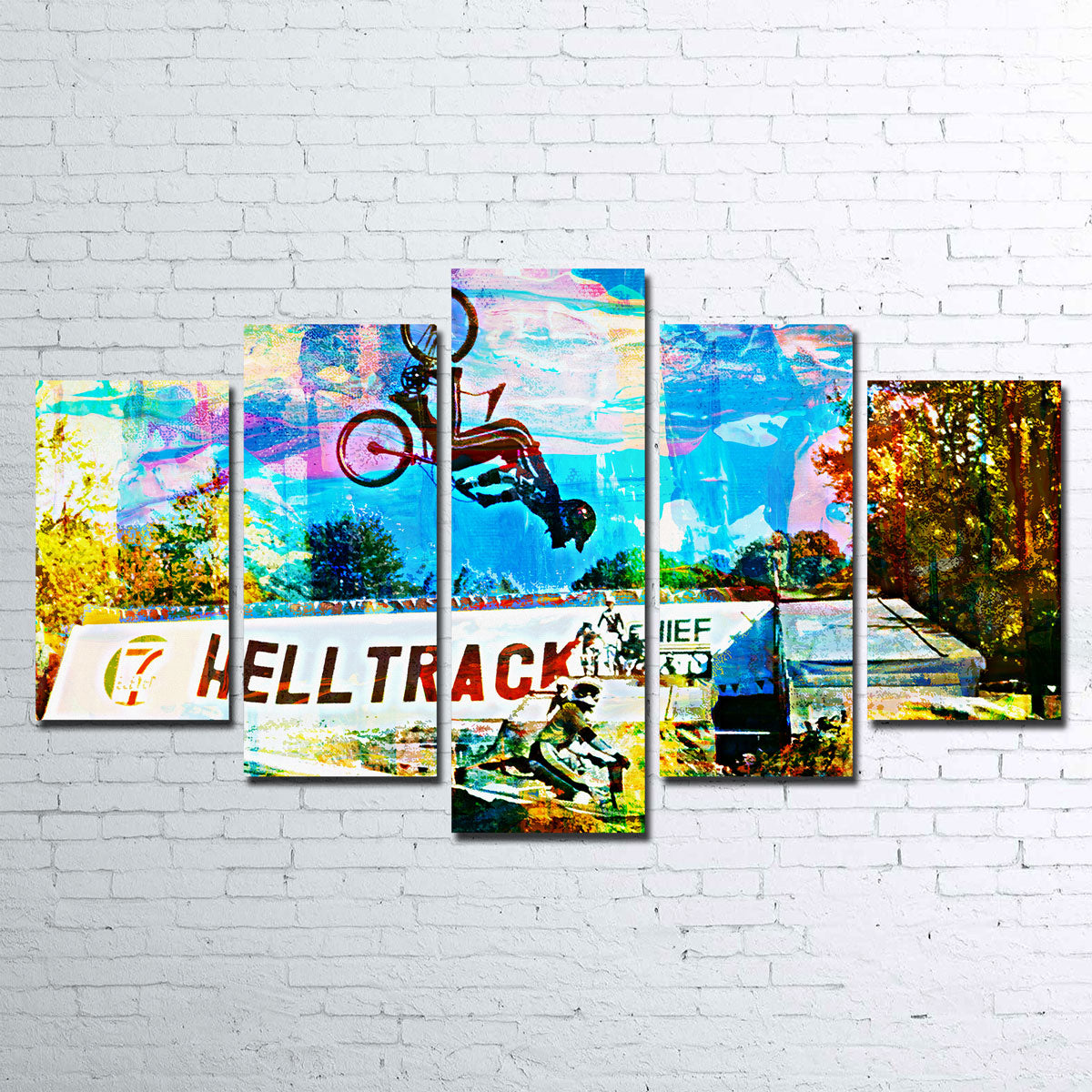 Stunning RAD Flip Wall Art - Handmade with Museum - Quality Canvas