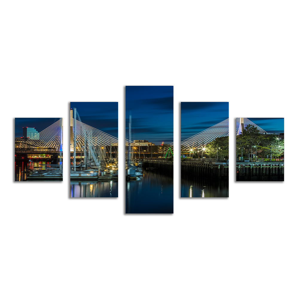 Exquisite Boston Bunker Hill Bridge Wall Art by Melanie Viola
