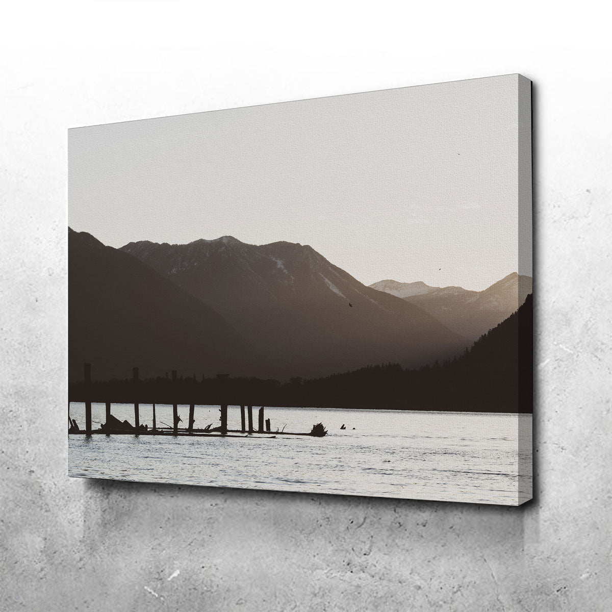 Exquisite Remnants of a Dock Wall Art by Mike Cotton