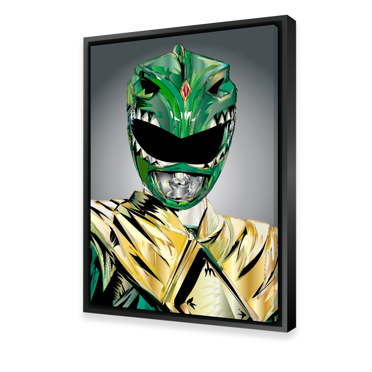 Vibrant Green Ranger Rip Wall Art for Stunning Decor