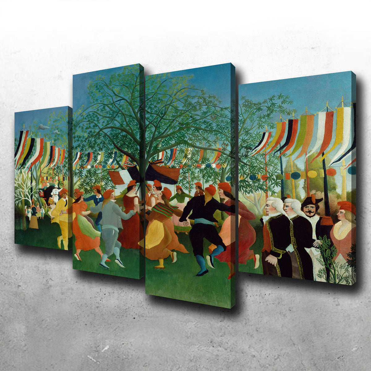 A Centennial of Independence Stunning Wall Art by Henri Rousseau