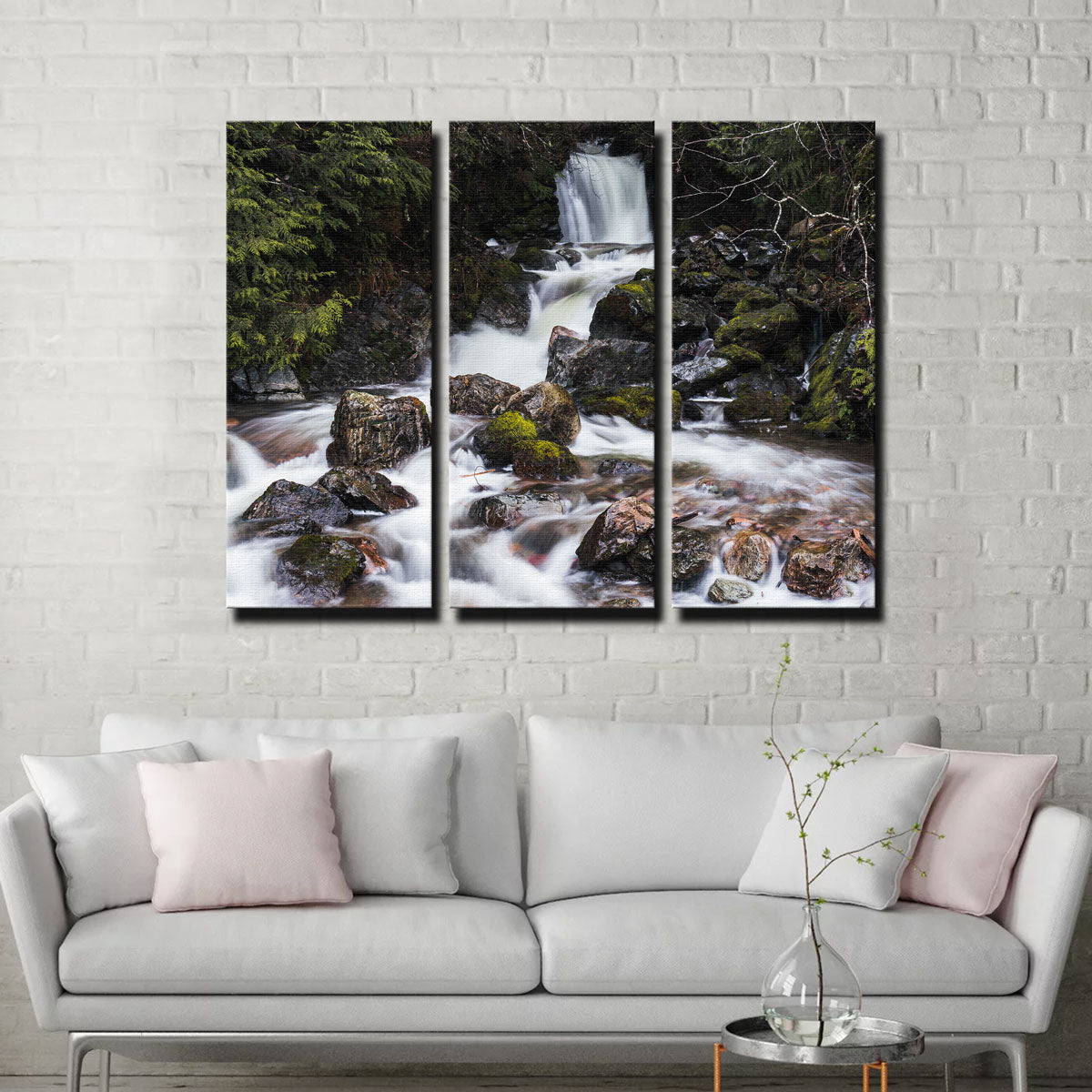 Stunning Roadside Waterfalls Wall Art by Mike Cotton