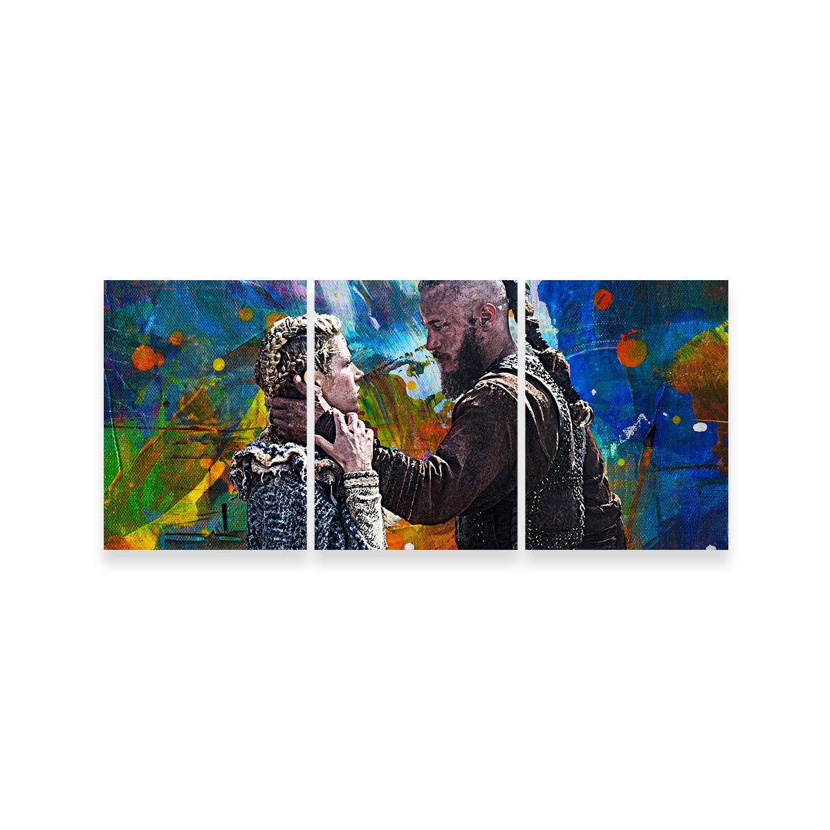 Stunning Ragnar & Lagertha Wall Art for Your Home Decor