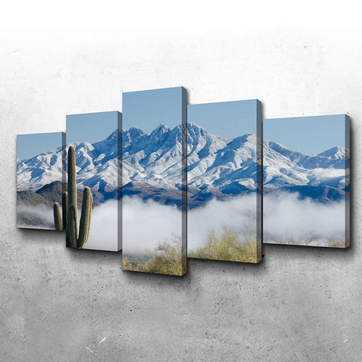Stunning Saguaro and Four Peaks Wall Art for Your Home Decor