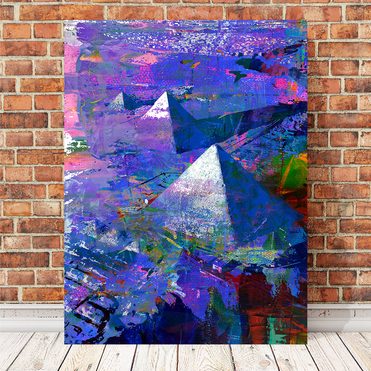 Stunning Pyramids Wall Art by Stephen Chambers