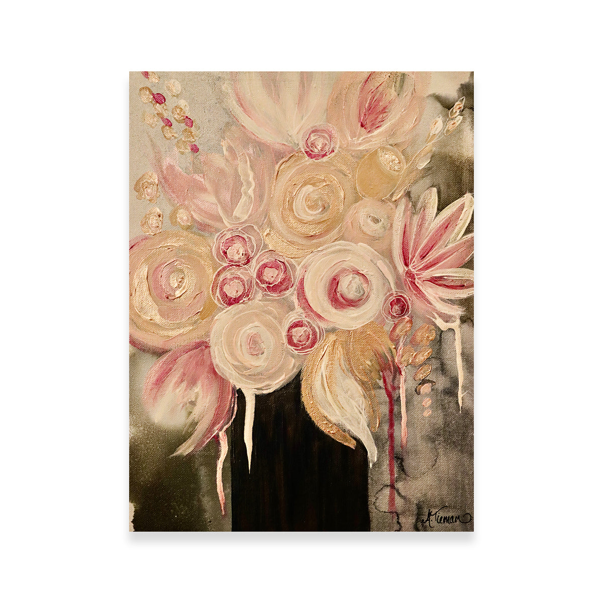 Stunning Blush Wall Art by Amy Tieman