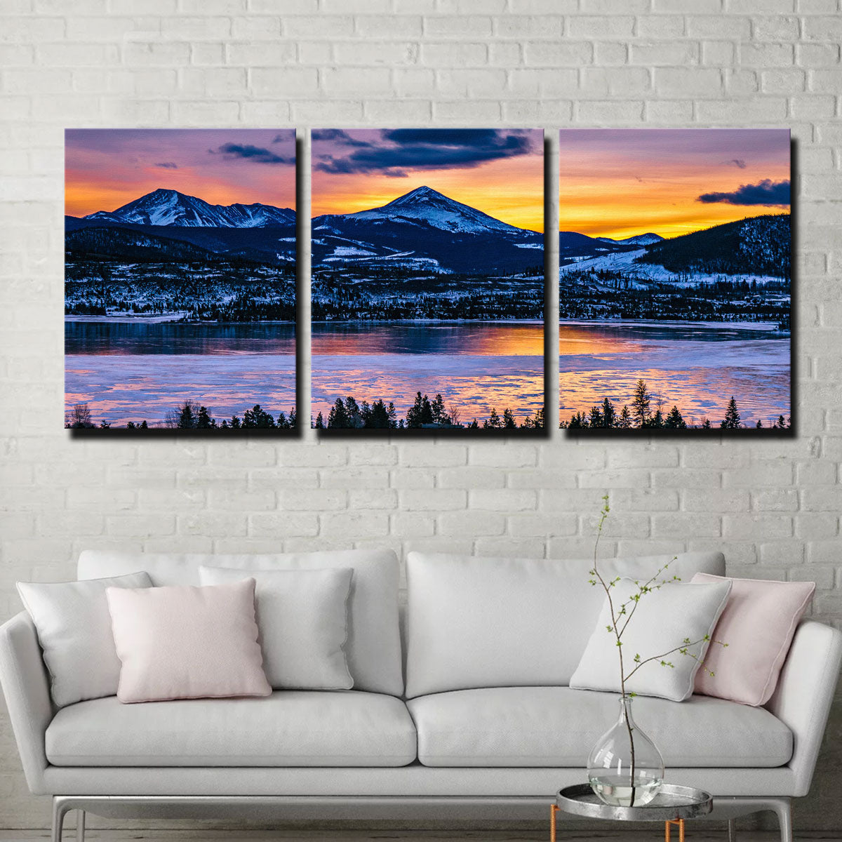 Stunning Frozen Lake Wall Art for Your Home Decor