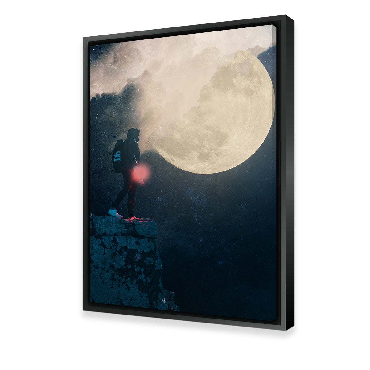 Enchanting Look At The Moon Wall Art by RAPart