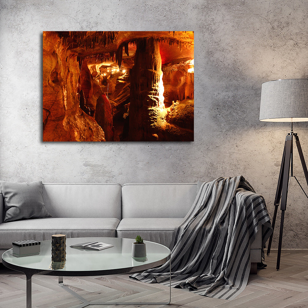 Rickwood Caverns Stunning Wall Art - Museum Quality Canvas