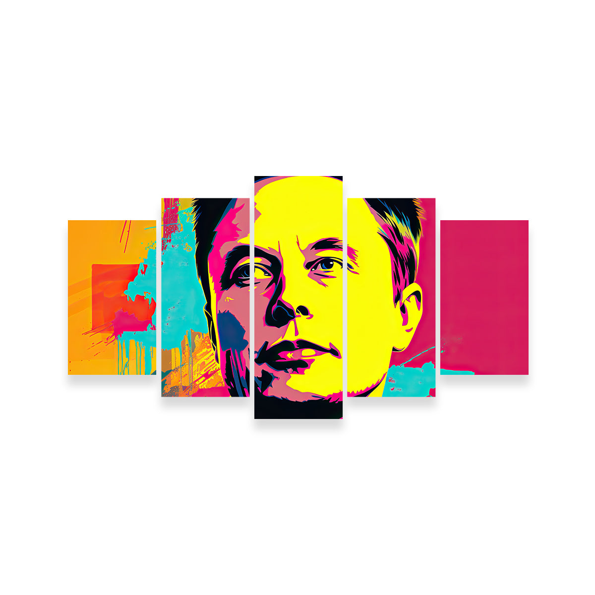 Unique Elon - Warhol Inspired Wall Art by Ralph & Laura Design