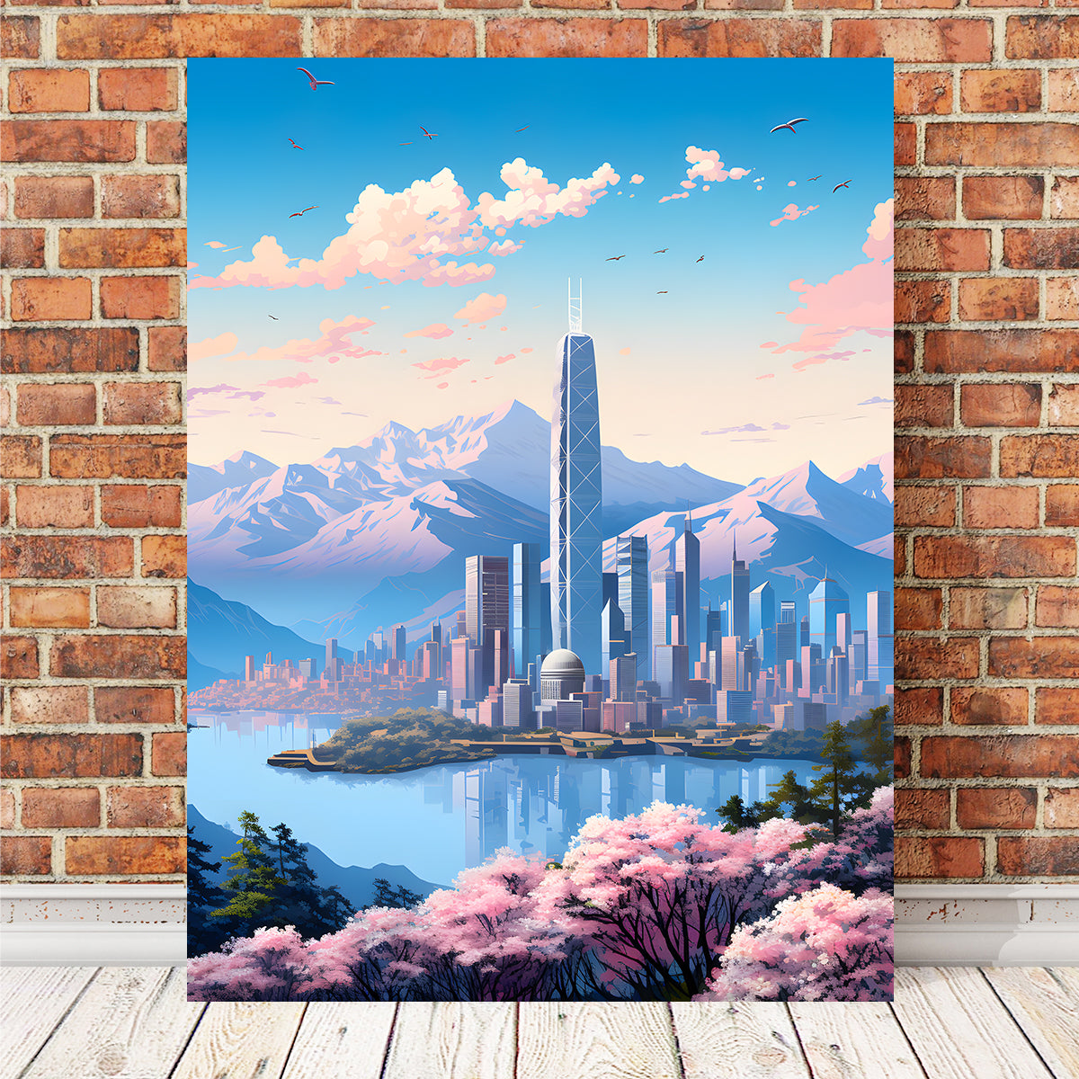 Exquisite China - Hong Kong Wall Art by Valth Graphics