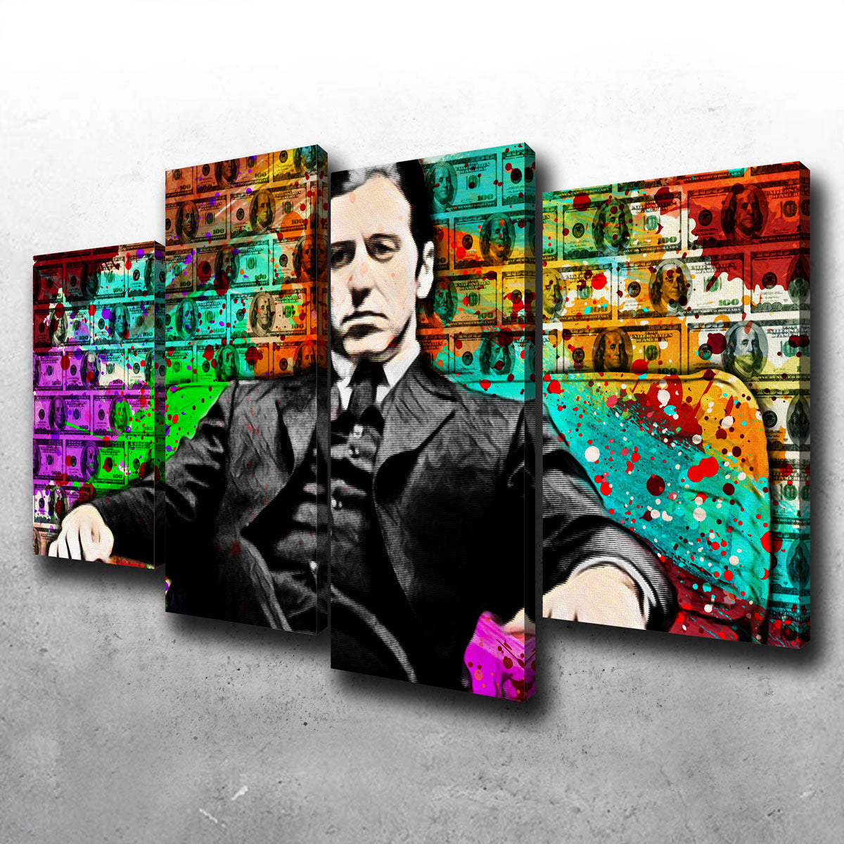 Stunning Abstract Godfather Wall Art for Home Decor