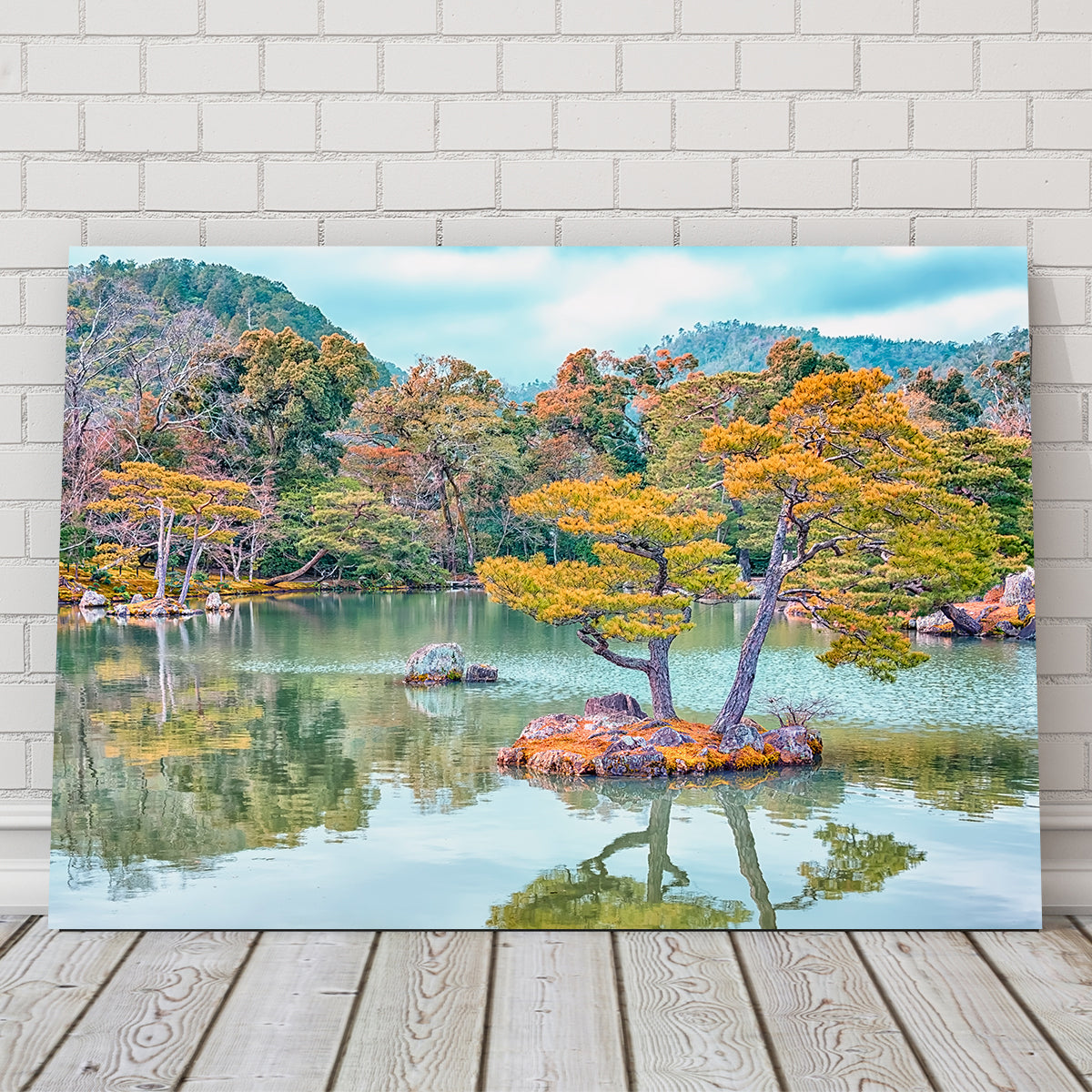 Exquisite Japanese Garden Wall Art by Manjik Pictures