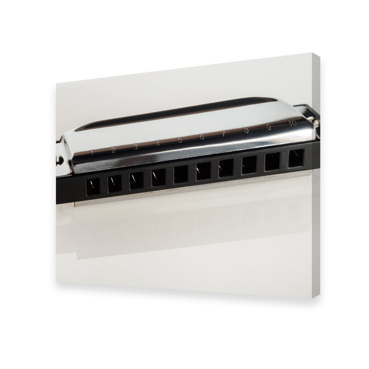 Harmonica Wall Art - Stunning Sustainable Pine Wood Frame Canvas